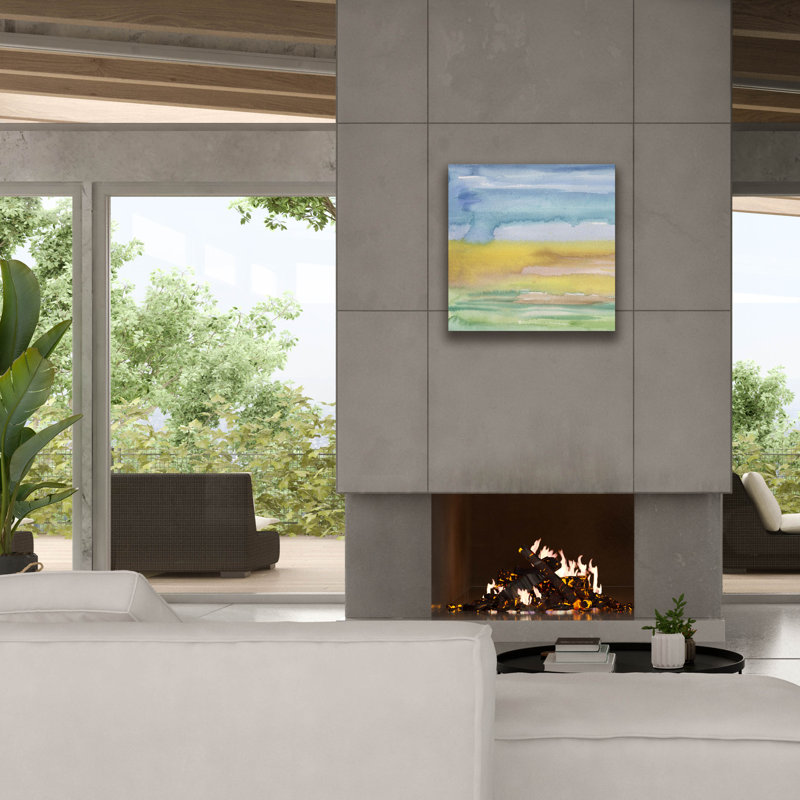 «Morning Earth 1» par Alicia Longley, art mural sur toile, 26 po x 26 po, H 26 po x l 26 po