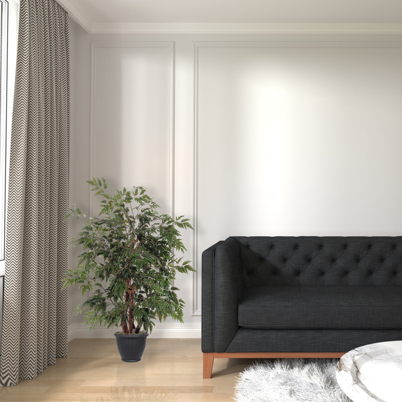 Buisson artificiel Mal Aralia, Brun