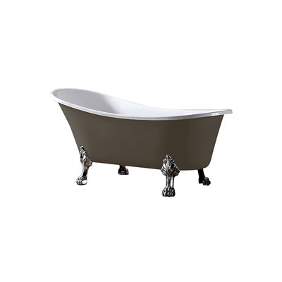 69.3'' x 28'' Freestanding Soaking Acrylic Bathtub