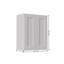 Armoire murale à double porte 36 po en bois massif 36 po avec 2 tablettes réglables prêtes à assembler pour la cuisine, la salle de bain, la buanderie et le garage (l 36 po x P 12 po x H 30 po)-94221574