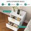 40cm W Metal Bedside Table
