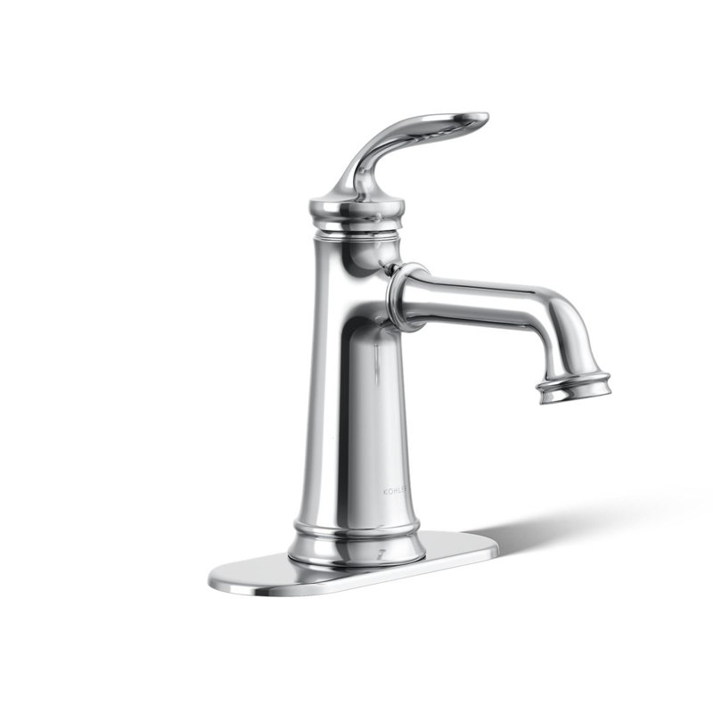 Bellera Single-Handle Bathroom Sink Faucet, 1.2 Gpm In Polished Chrome, Vibrant Brushed Nickel, 1.2 