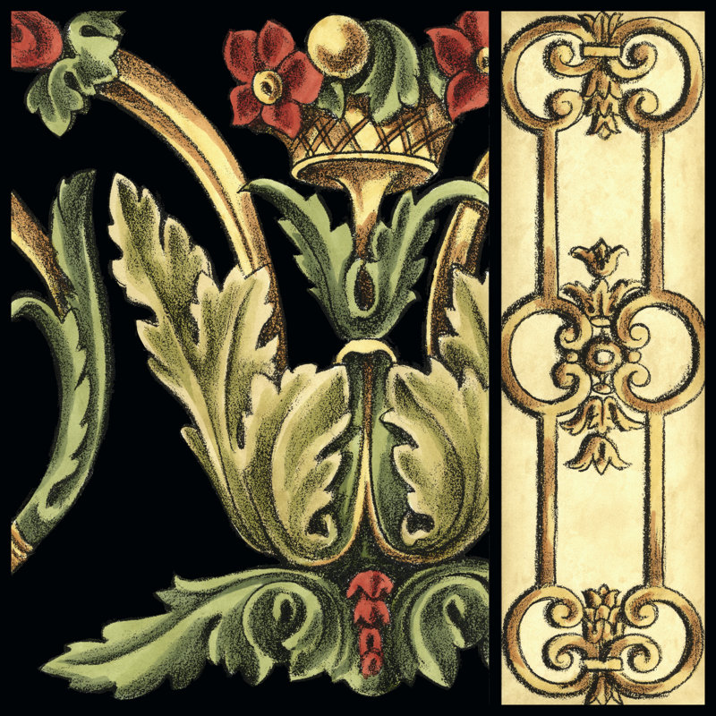 Frieze Detail I by Ethan Harper - Wrapped Canvas Print, 30cm H x 30cm W x 3.8cm D