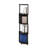 Sharee 4-Tier Zigzag Corner Shelf Bookcase, Bookshelf-106889698