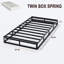 Sommier tapissier standard de 7 pouces seulement avec couvre-matelas en tissu facile à assembler-1741441688
