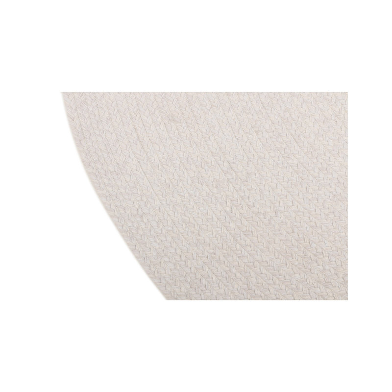 Area Rug in White, Round 10'
