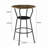 Round Bar Table And Stool Set