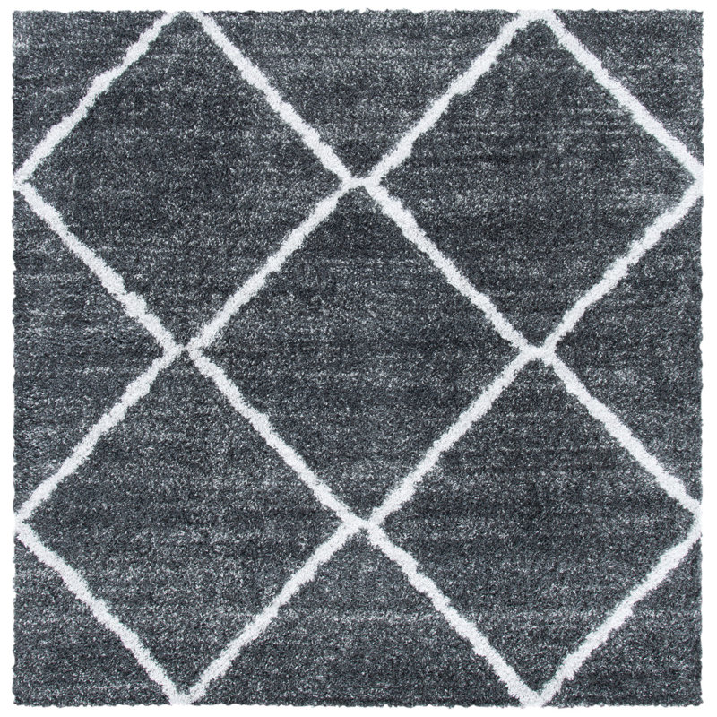 Tapis à poils longs Pouliot, Carré 6 pi 7 po