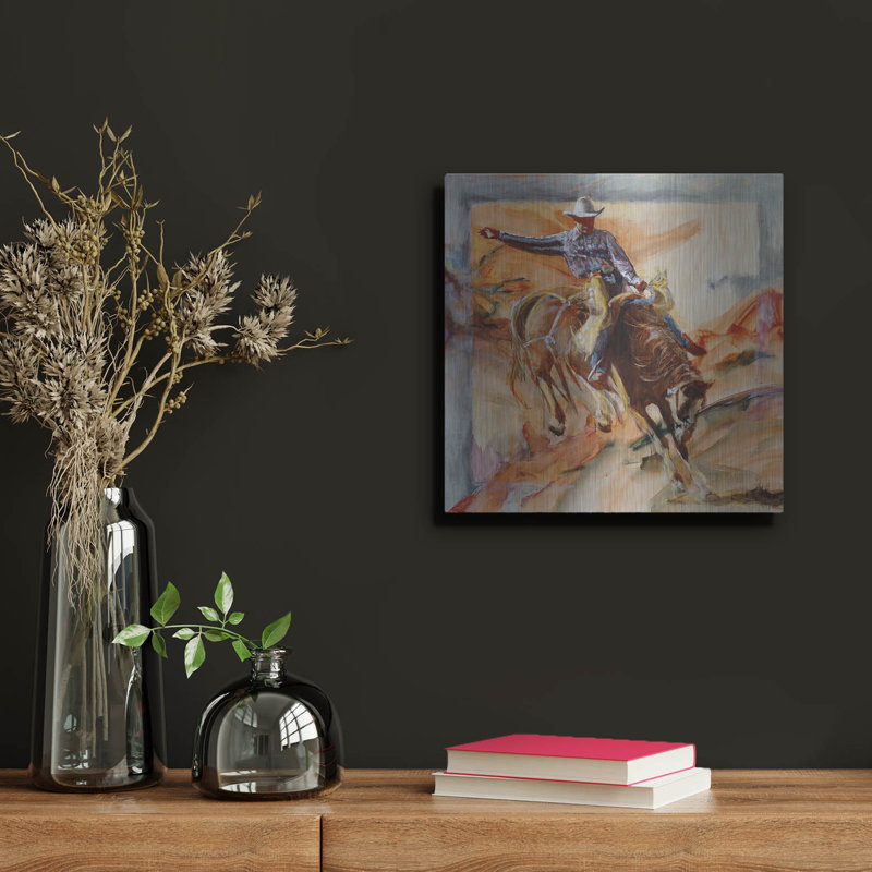 «Nexus on Metal» par J.E. Knauf, reproduction, H 12 po x l 12 po