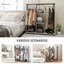 HOMCOM Double Open Wardrobe w/ Clothes Hanging-1144228738