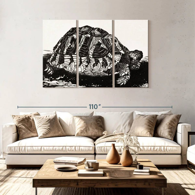 Brampt The Turtle, 48" H x 74" W
