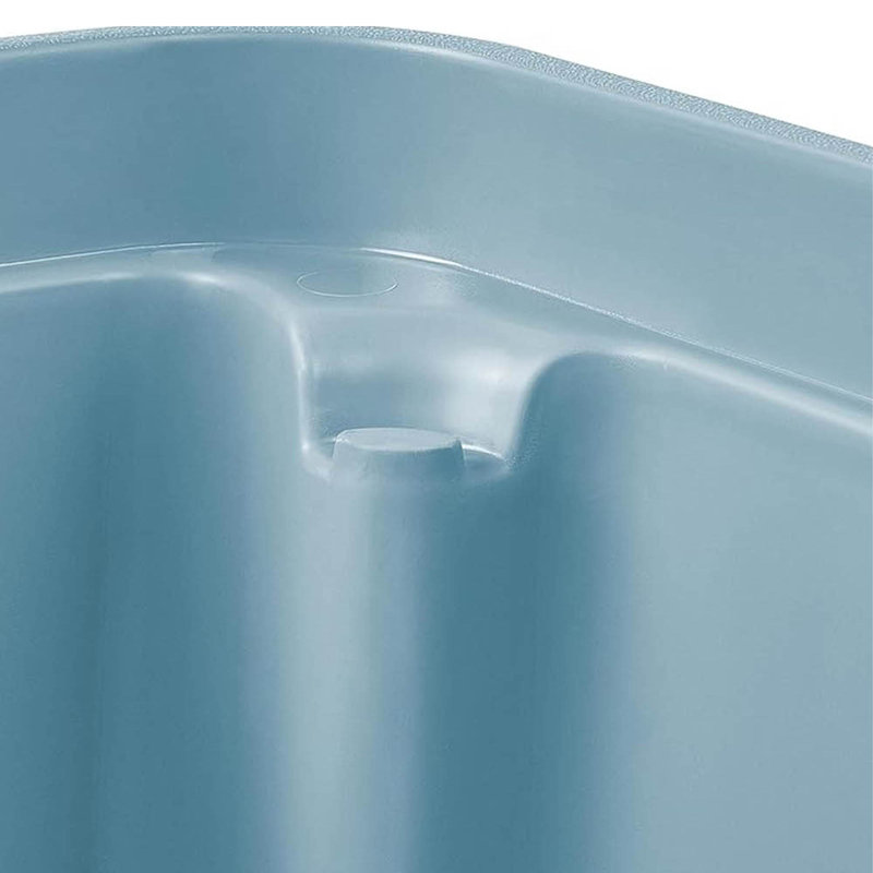 Set of 2 Turn Around Storage Box with Lid, Blue, 30L