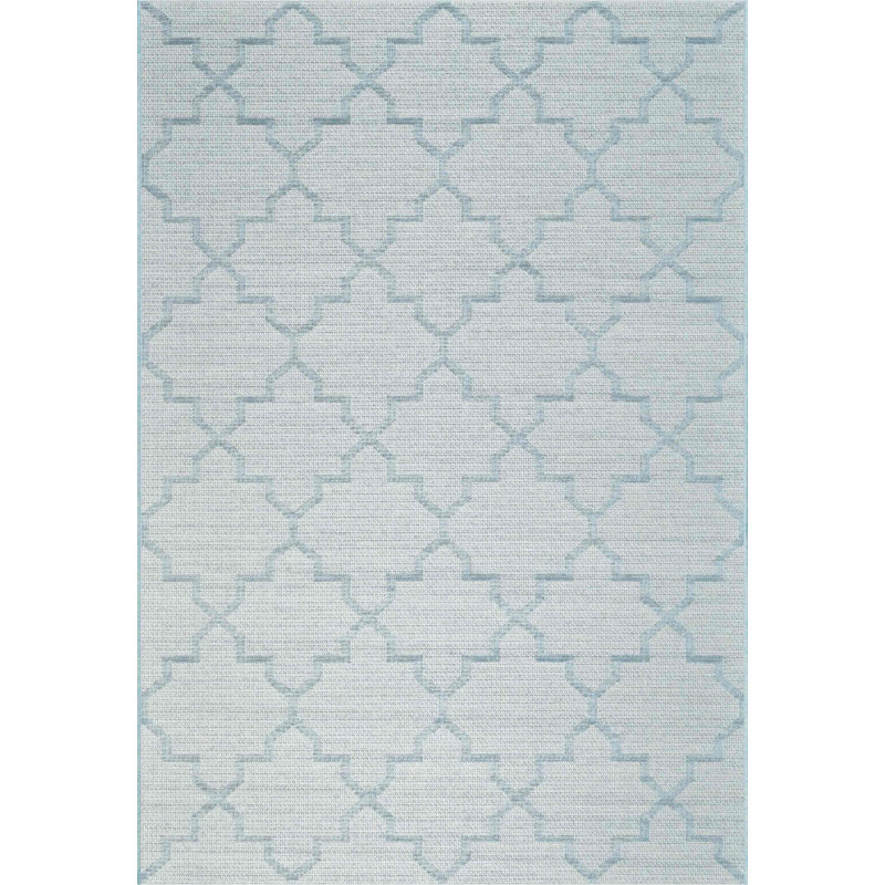 Carrizal Geometric Indoor / Outdoor Area Rug, Rectangle 200 x 290cm