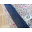 Tapis bleu marine unique de 9 pi 8 po x 13 pi 11 po
