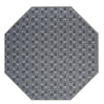 Abstract Black Indoor/Outdoor Rug