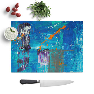 Tempered Glass Art Painting Vol.408 Chopping Board
