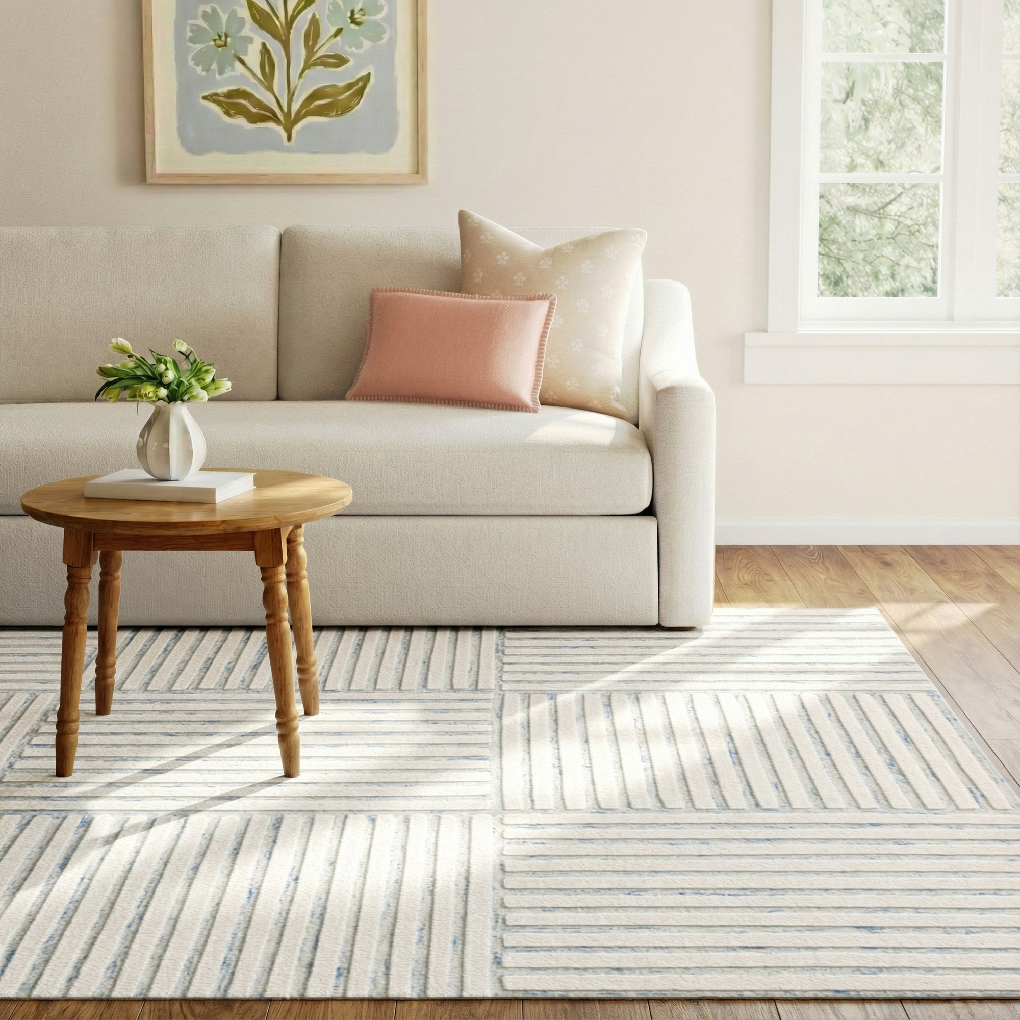 Asgari Handmade Wool Rug, Rectangle 8' x 10'
