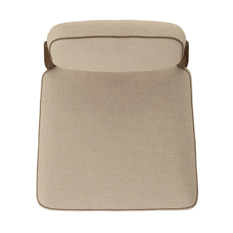 ESTHER Upholstered Dining Chair, Antwerp Taupe, Drifted Oak