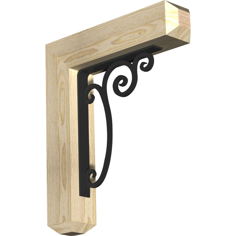 Support simple Ironcrest de 4 po Avery, H 23 po x P 20 po, Sapin Douglas (l 4 po x P 4 po)