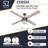 Chism 52'' Ceiling Fan with Light Kit-1408667360