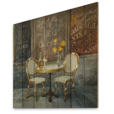 " French Cafe " Painting Print