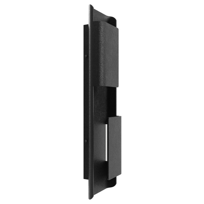 Avenue Outdoor Black Wall Sconce, 24" H x 6" W x 3" D