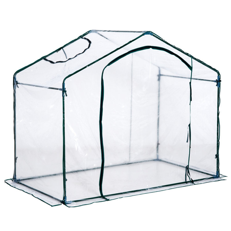 Iluminado Lean-To Greenhouse, 59" H x 42" W x 72" D, Clear