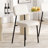 Stylishly Upholstered Tufted Faux Leather Dining Chair: Comfort Meets Elegance-1997632676