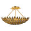 Plafonnier semi-encastré Posie Gold 20 po Posie
