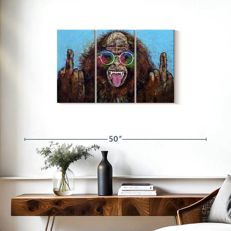 Brampt Bigfoot Double Bird, 20" H x 33" W