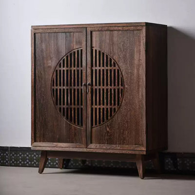 Nut-Brown Solid wood Shoe Storage