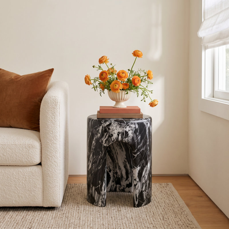 Fritule Concrete Top End Table