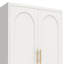 Armoire de rangement 71 po à 2 portes galbées, armoire de rangement en métal avec portes et tablettes réglables, pour chambre à coucher, salon, cuisine