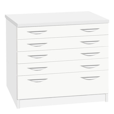 Barcomb 85cm Wide 5 -Drawer File Cabinet