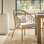 Chaise avec accoudoirs Rosalie