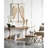 2Pcs Feather Wing Wall Panels, Distressed White Finish, 42"X15.5", Decorate With Confidence In Living Room, Dining Hallway White, 42" X 15.5", Transform Your