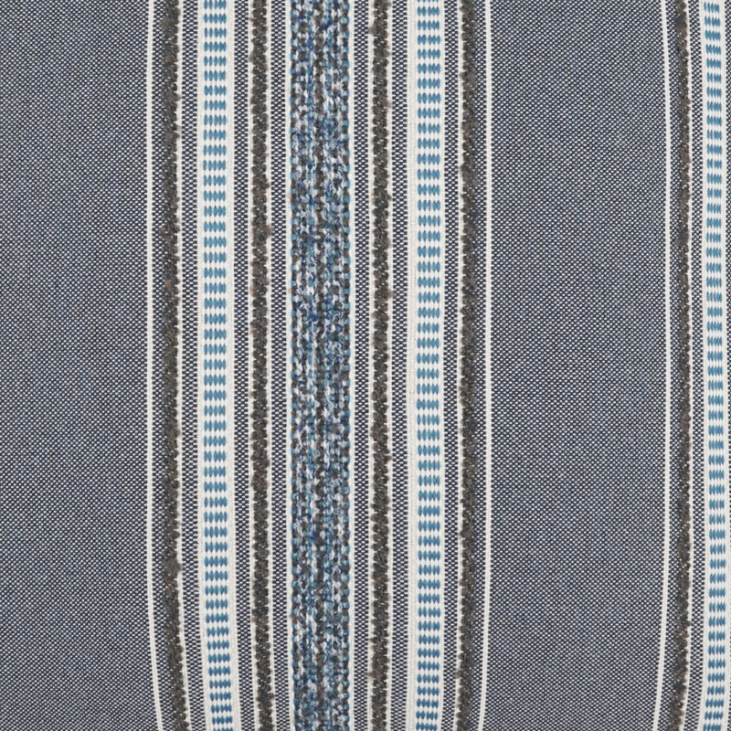 Larsen Pillow Cover & Insert, Indigo, Square 20"