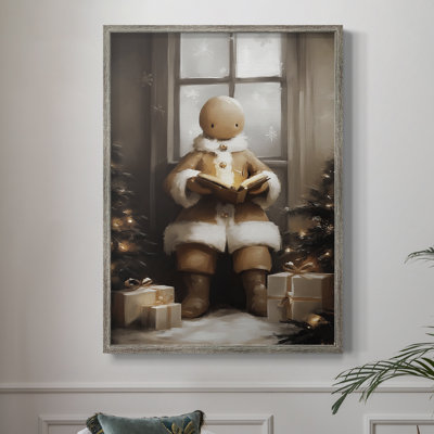 «Christmas Holiday Art», série 2-Lxxiv, reproduction encadrée - bois massif XMAI81852