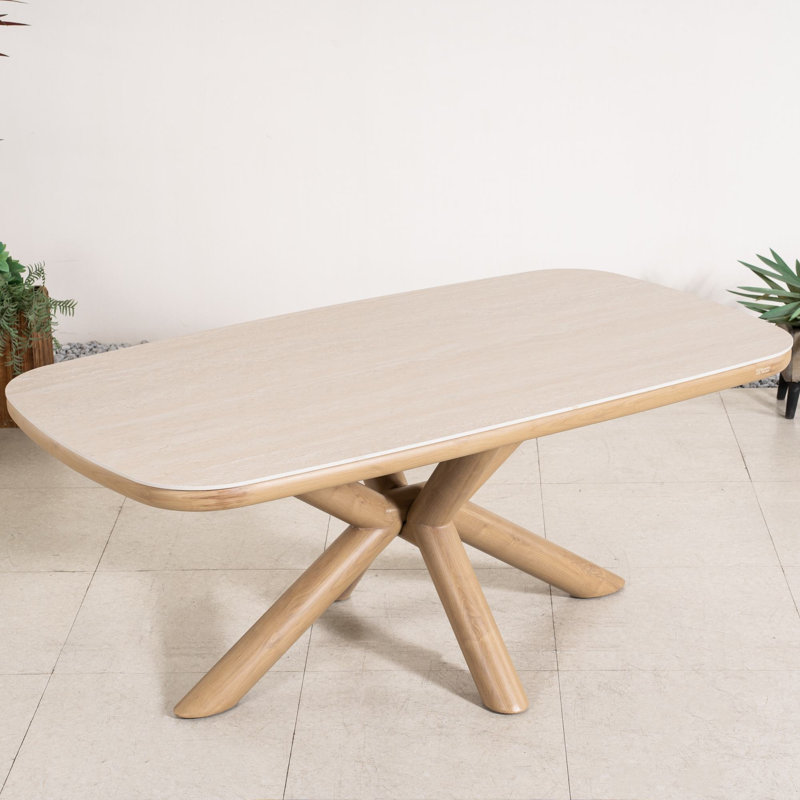 Table de salle à manger d'extérieur 70,87 po