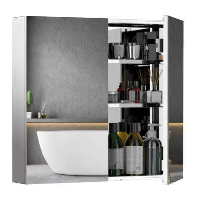 W H Medicine Cabinet Mirror