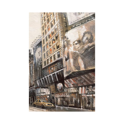Times Square III by Matthew Daniels - Wrapped Canvas Painting
