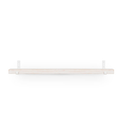 Ron Oak Solid Wood Bracket Shelf