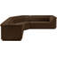 Canapé modulaire rembourré 148 po Iyaunna-90279131