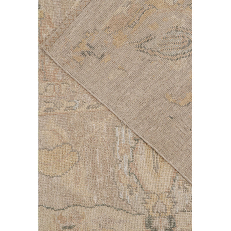 Handmade Silk and Wool Area Rug