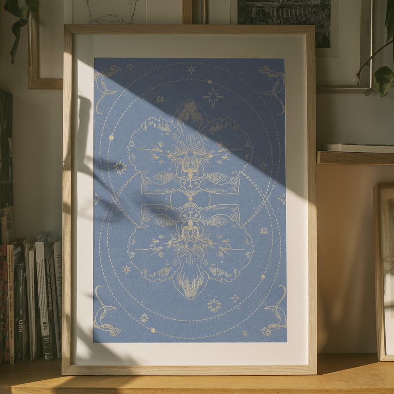 Wrapped Canvas Print, 76.2 cm H x 50.8 cm W, Gold