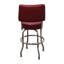 Tabouret de bar et de comptoir pivotant avec dossier Retro Home-18734014-48367128