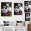 Swans Romantic Portrait I - Swans Animal, reproduction d'art sur toile-97170401-97170402