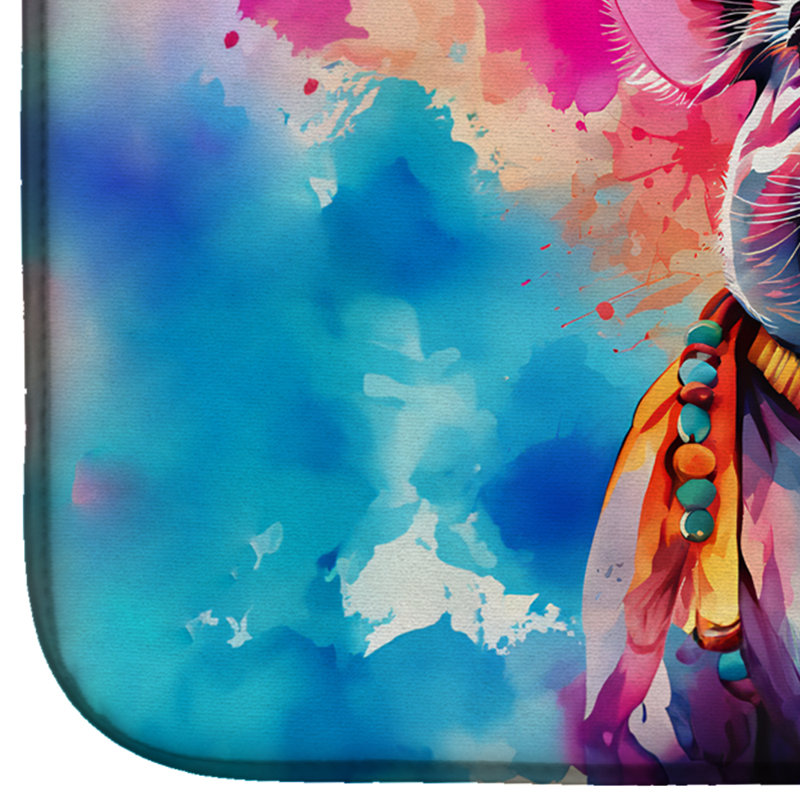 Tapis de séchage hippie