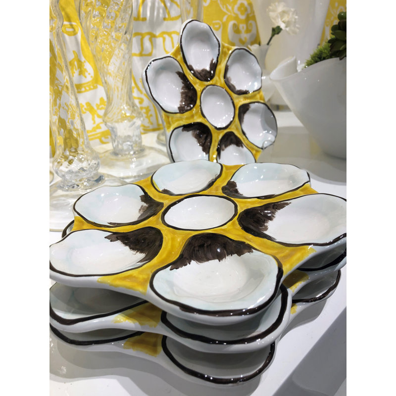 9.5" Salad or Dessert Plate, Canary Yellow