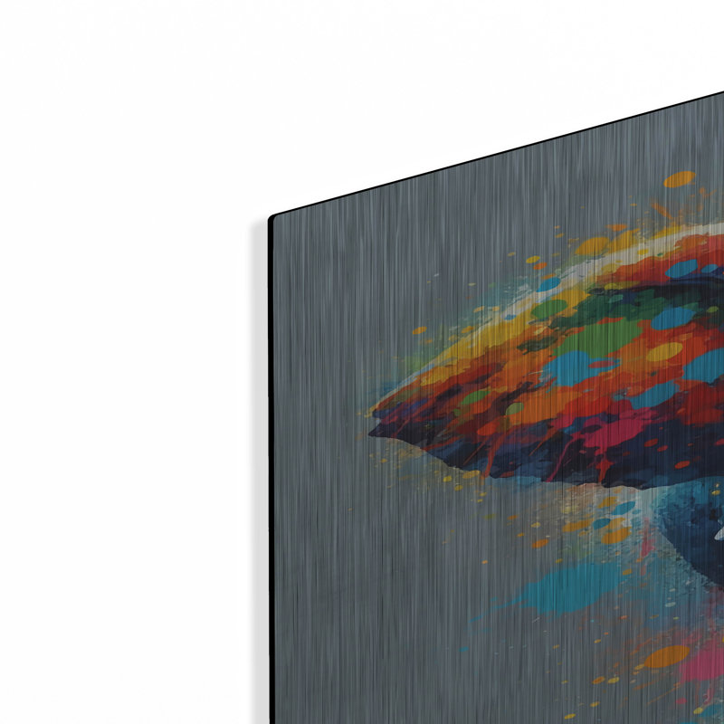 Ivy Bronx «The Colorful Elephant» par Andreas Magnusson, art mural en métal, H 36 po x l 24 po